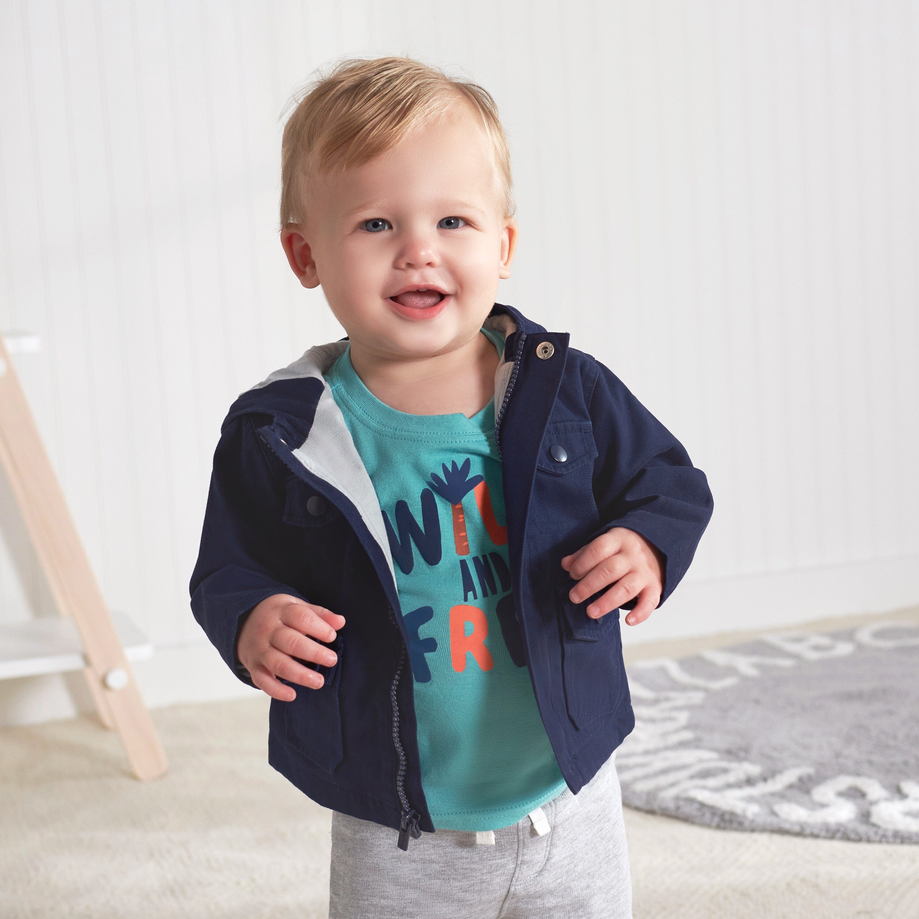 Infant hooded shop jacket