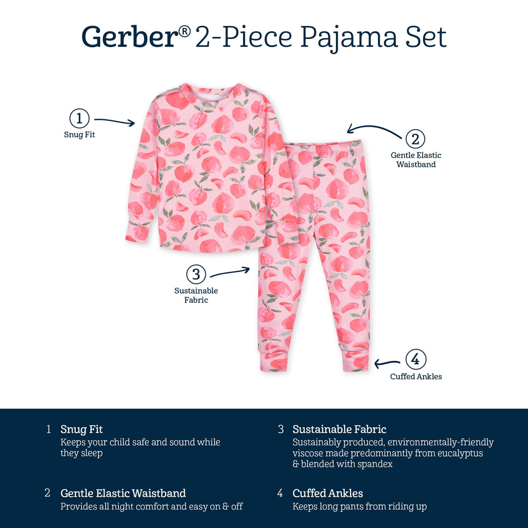 Toddler Girls' 2 Piece Pajama Set