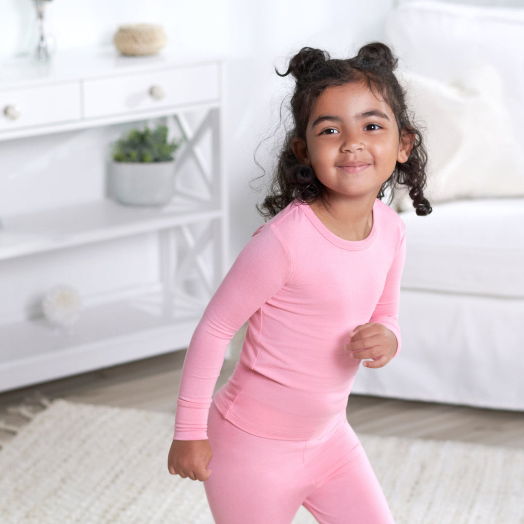 Girls' Pink Snug Fit Pajamas Westyn Baby: The Softest Toddler Pajamas