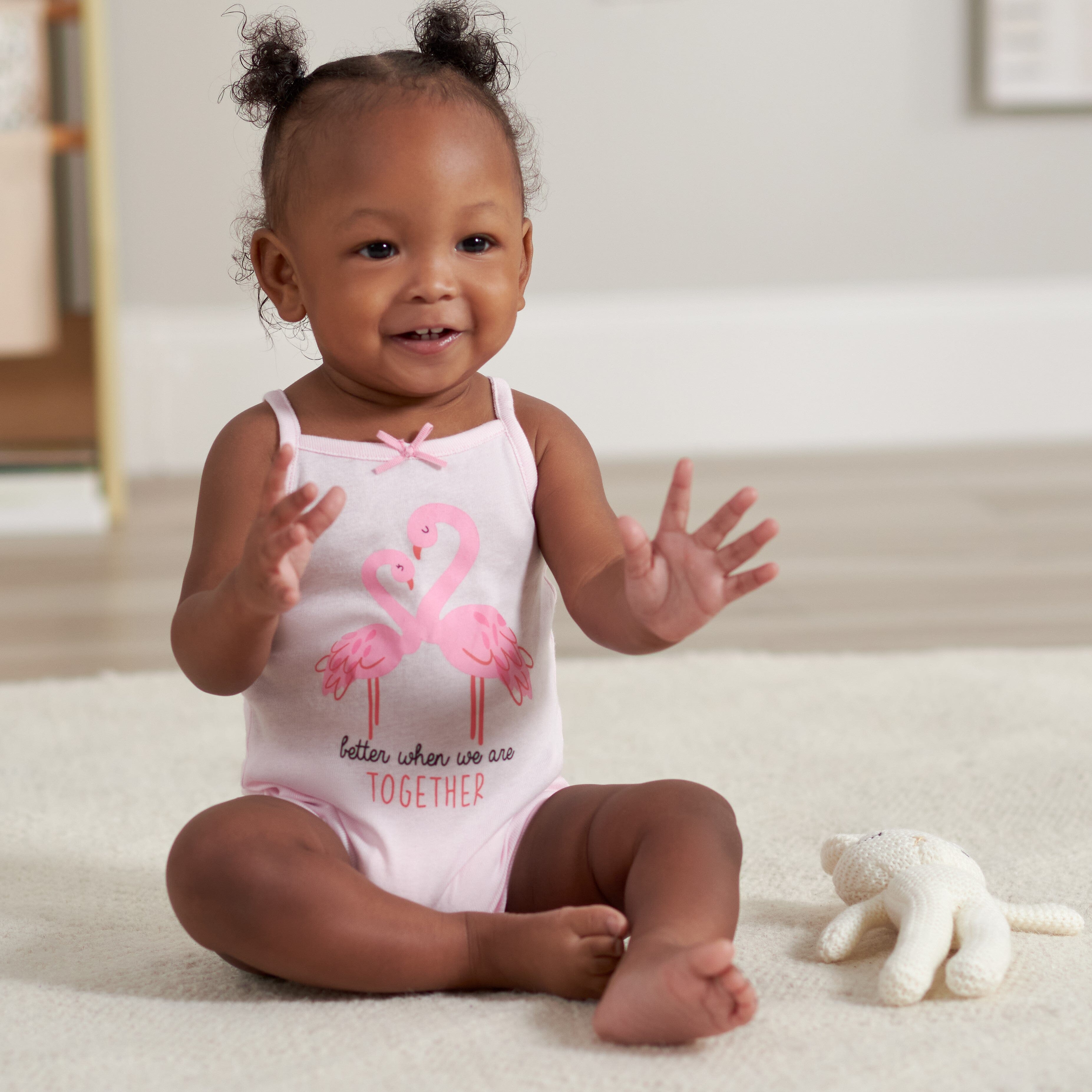 Flamingo romper baby best sale