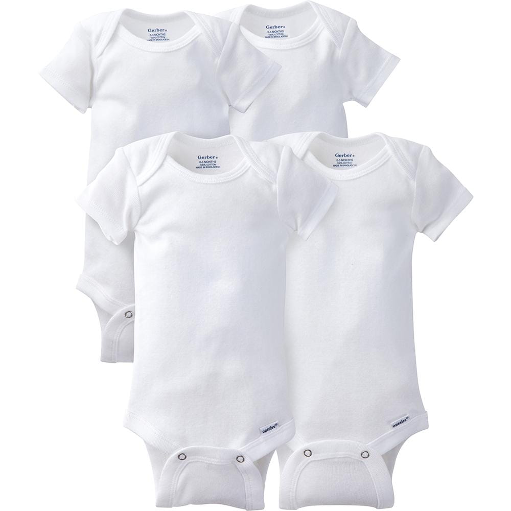 Personalized Chicago Cubs Gerber Baby Onesie® Cotton White Custom Bodysuit