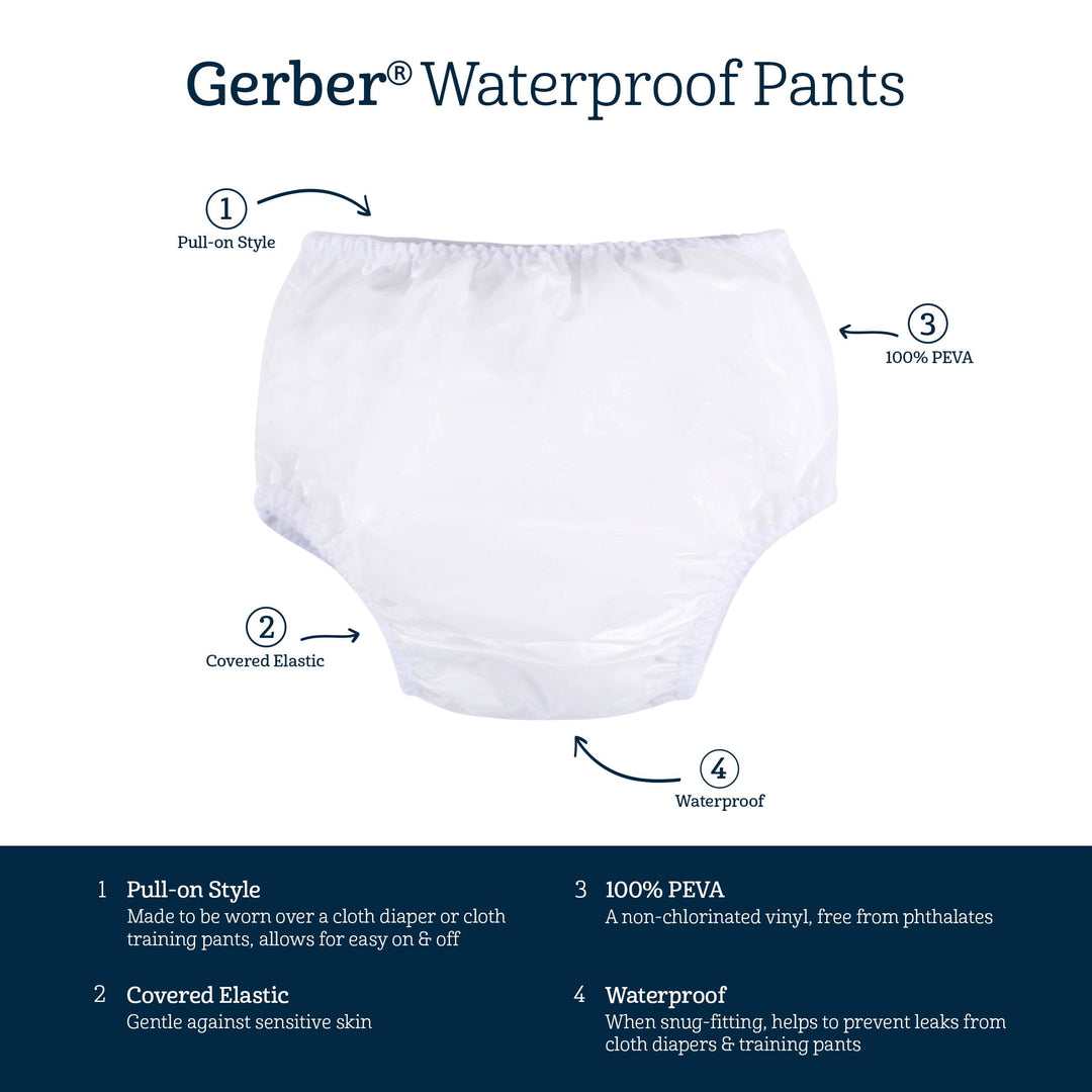 Set of 3 Waterproof Training Pants, Eco Friendly Cloth Pull Ups