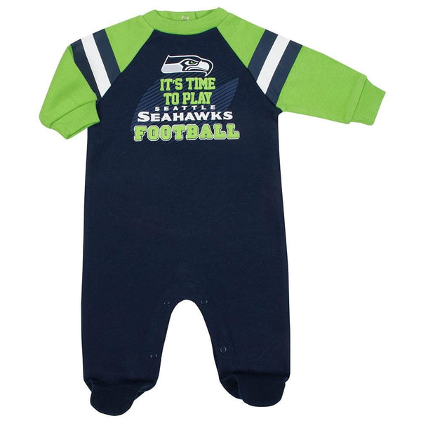 Seattle Seahawks Infant Newborn 3 Piece Bodysuit Onesie Creeper Gerber 