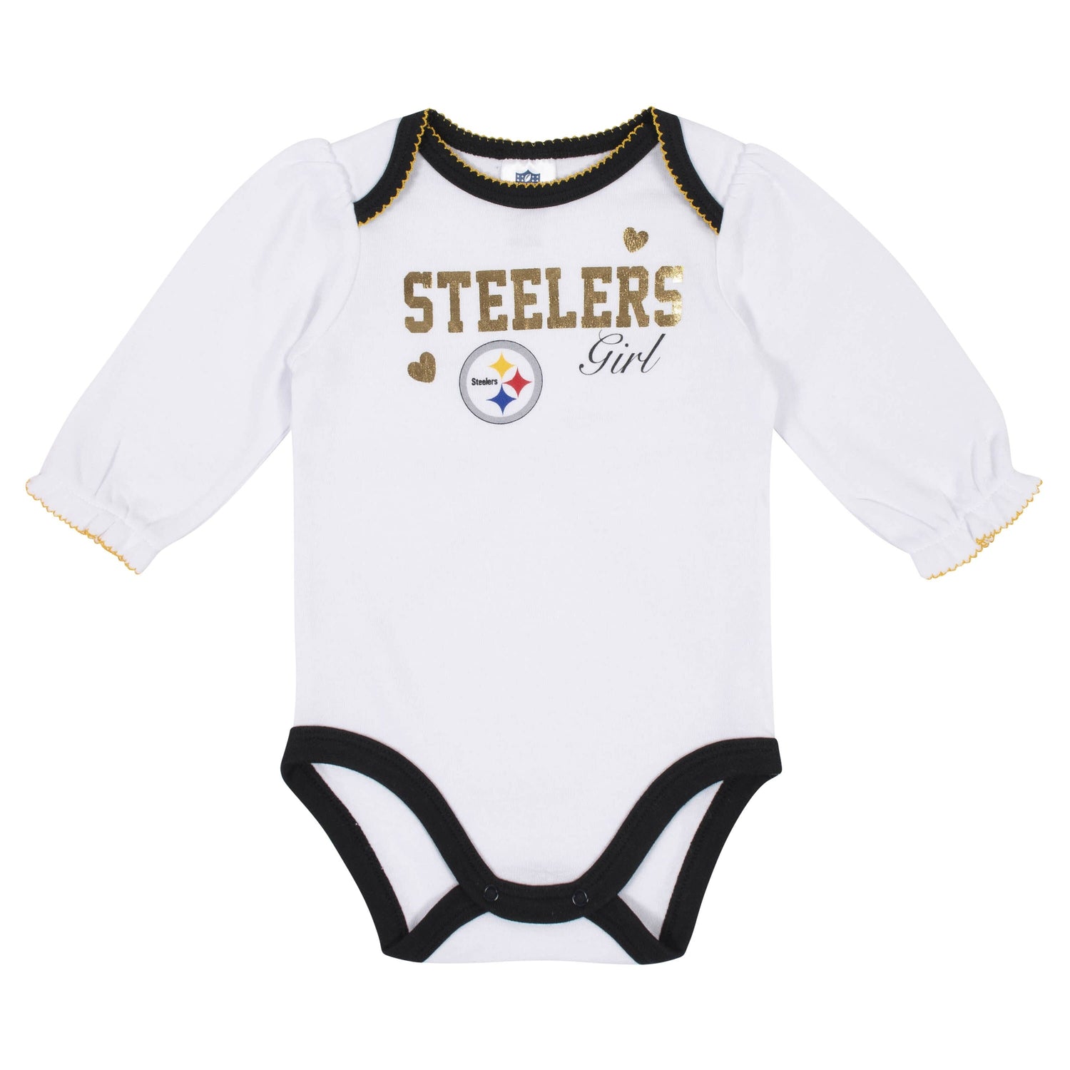 NFL 3-Pack Baby & Toddler Boys Steelers Short Sleeve Shirts - 4T