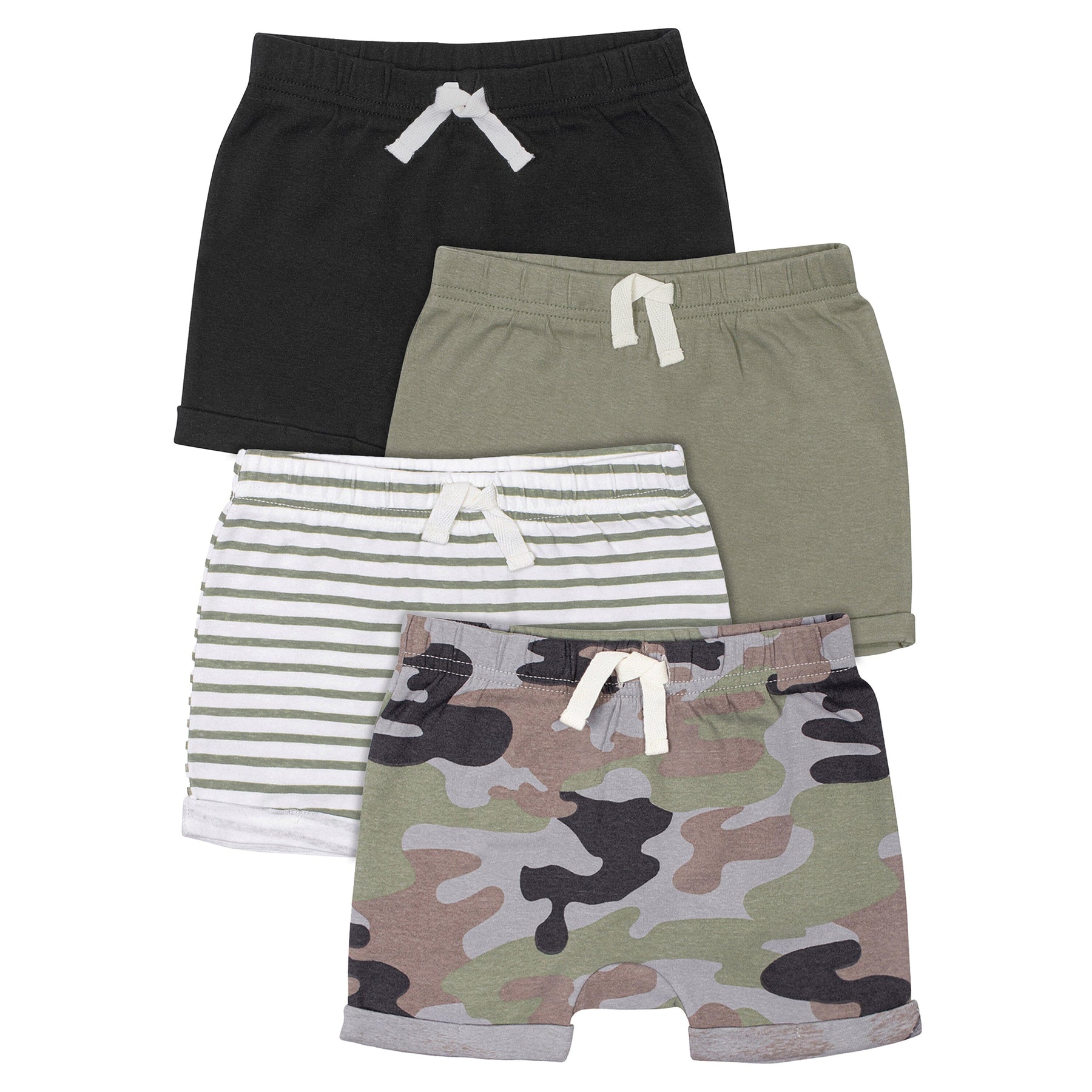 4-Pack Baby Boys Camo Knit Shorts – Gerber Childrenswear