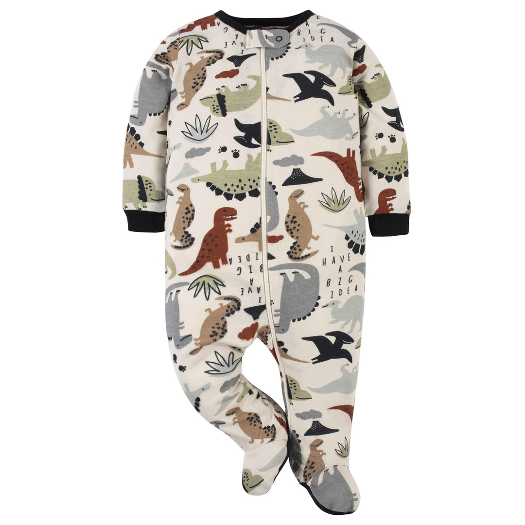 6-Piece Baby Boys Dino Onesies® Bodysuit and Sleep 'N Play Set-Gerber Childrenswear