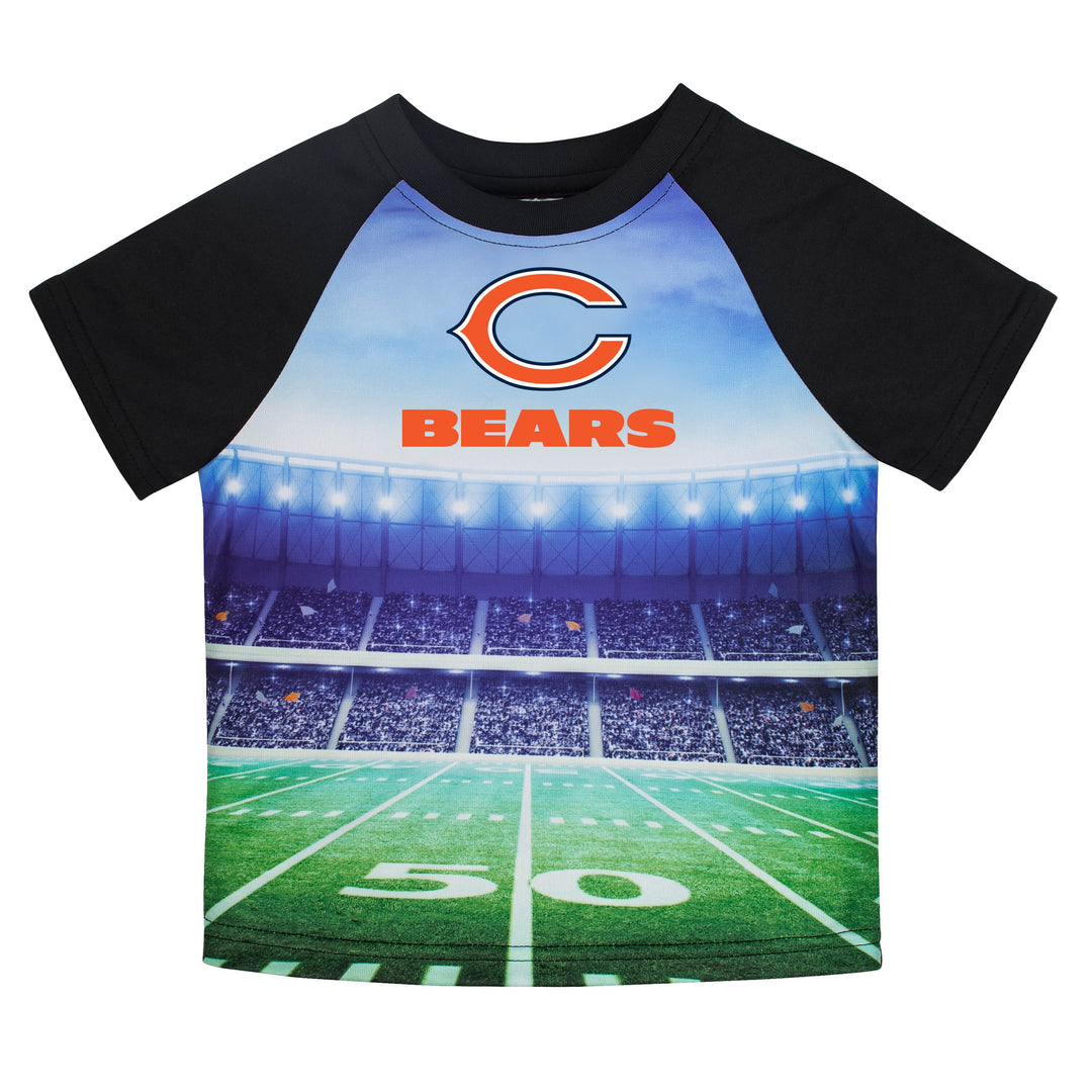 Chicago Bears Boys Short Sleeve Tee Shirt-Gerber Childrenswear