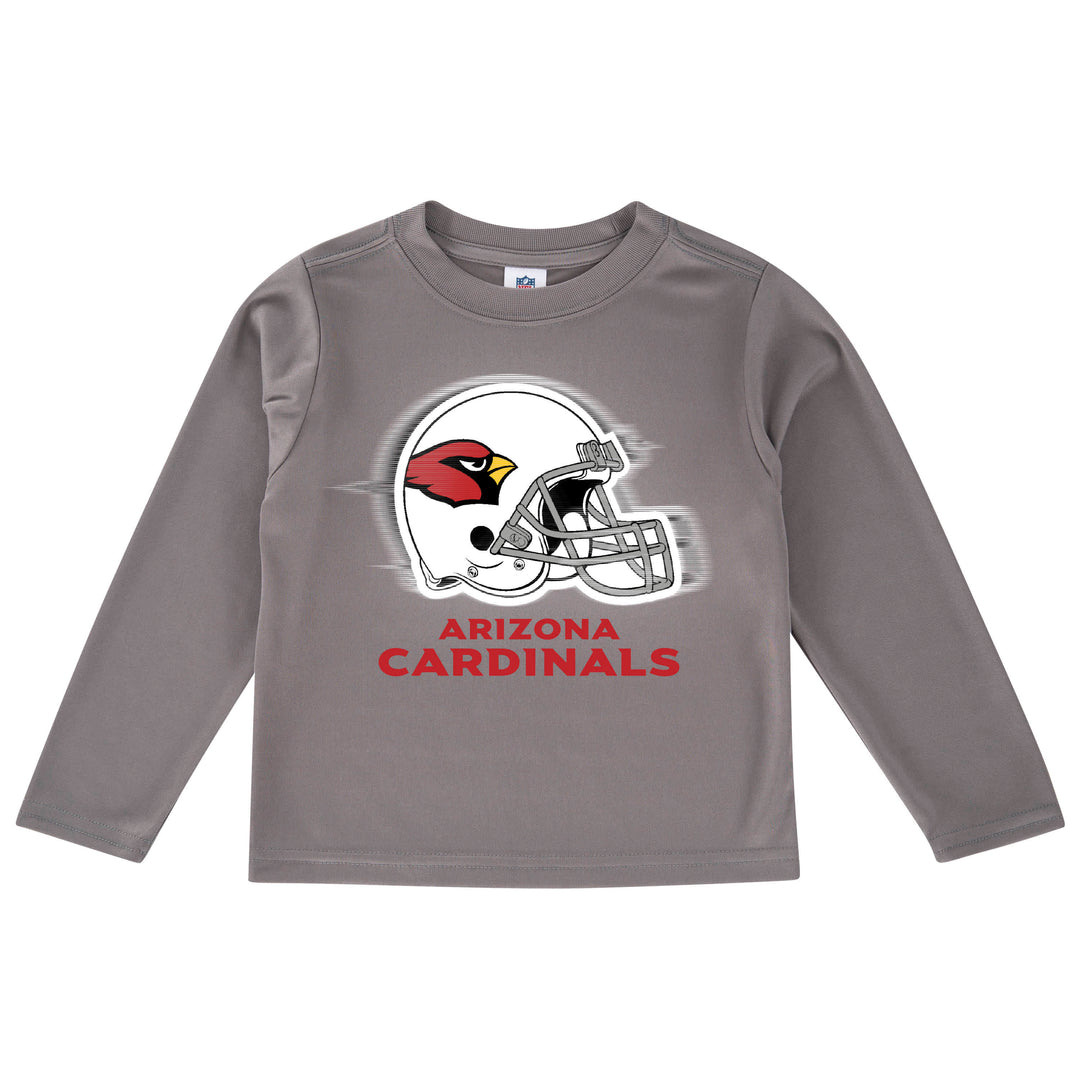 NFL Arizona Cardinals Boys Long Sleeve Tee Shirt - 3T