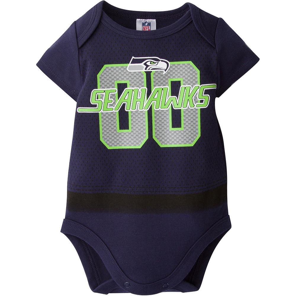 Seahawks Team Spirit Bodysuit-Gerber Childrenswear