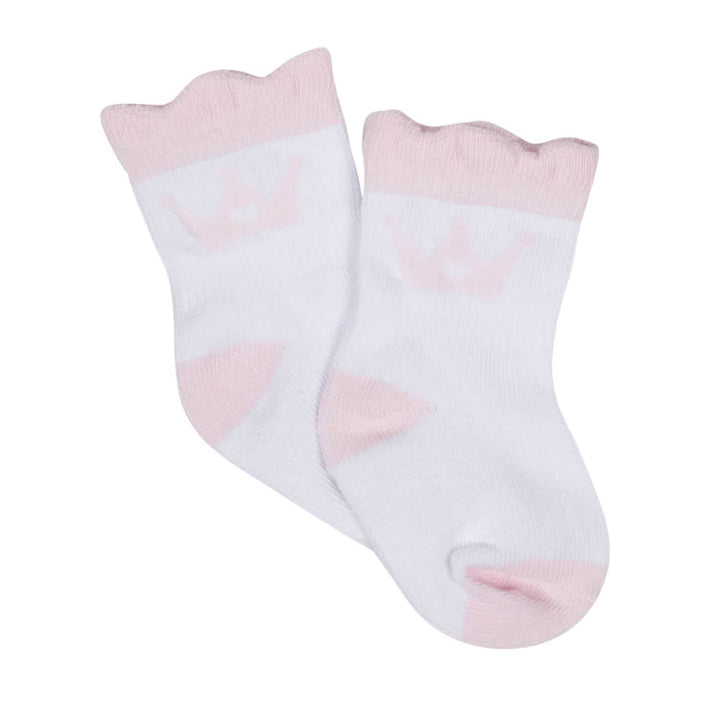 Gerber® Organic 4-Pack Baby Girls Princess Wiggle Proof Socks-Gerber Childrenswear