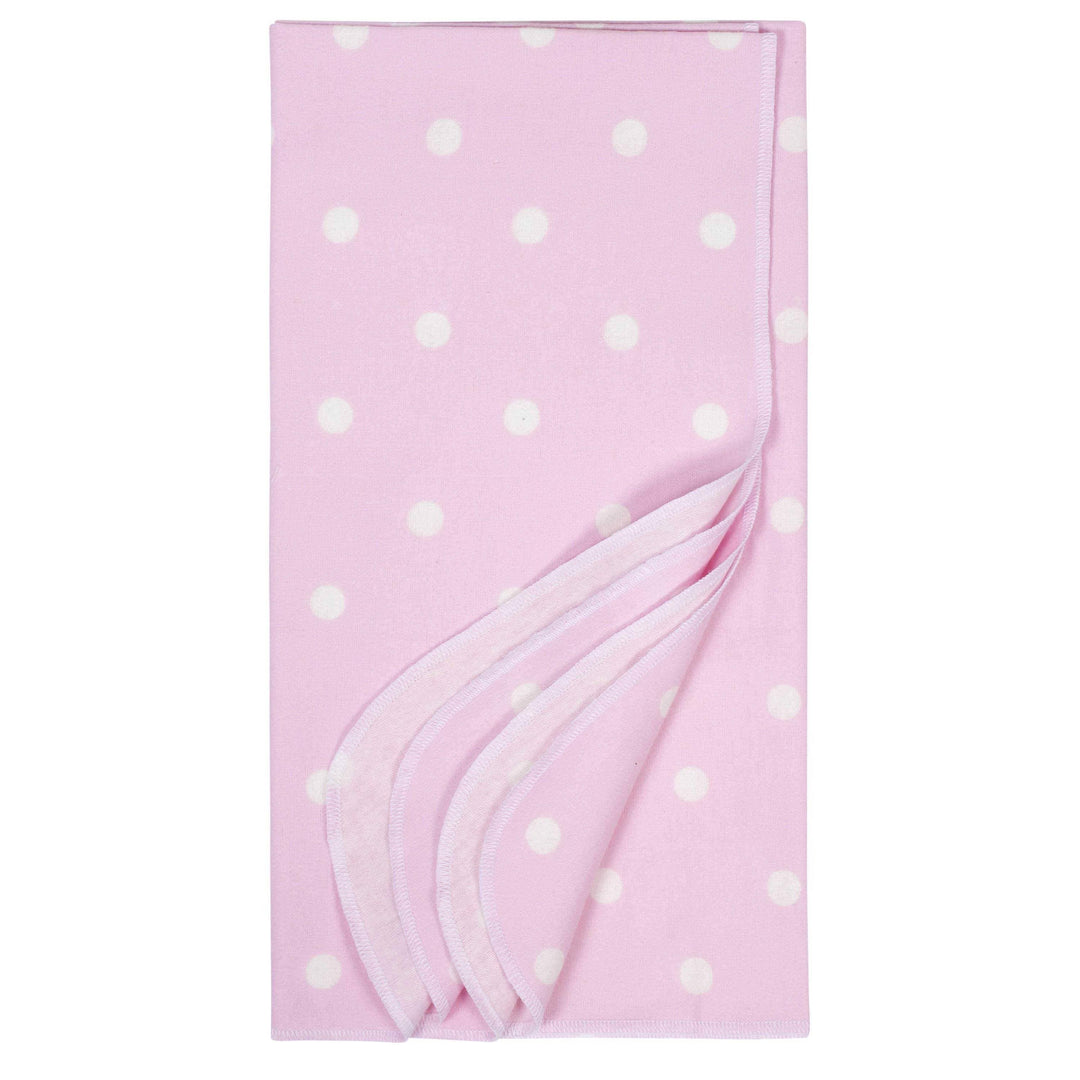 Gerber® 4-Pack Baby Girls Princess Flannel Blankets-Gerber Childrenswear