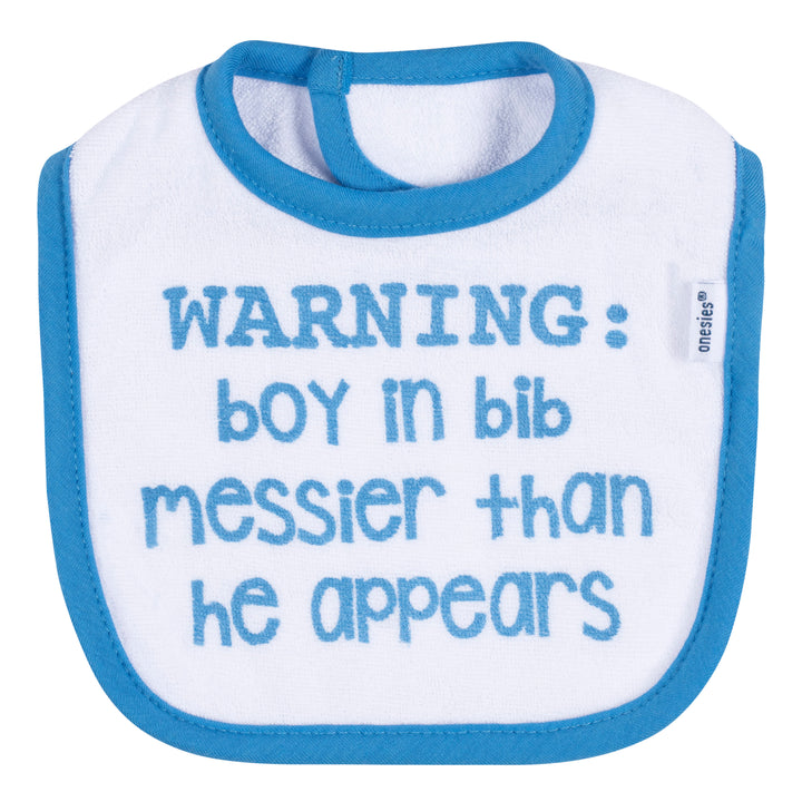 2-Pack Baby Boys Boy Stars Dribbler Bibs