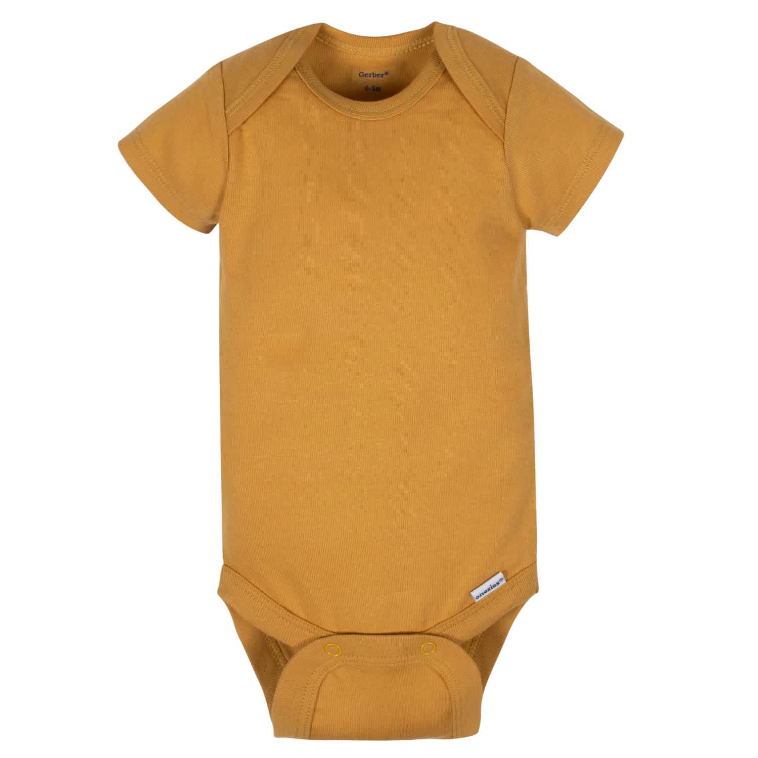 Organic 3-Pack Baby Boys Wild Short Sleeve Onesies® Bodysuits – Gerber ...