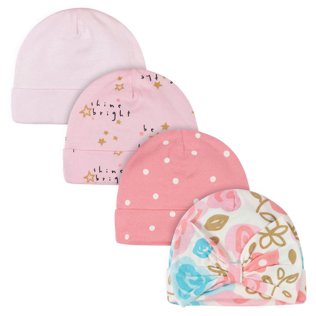 21-Piece Baby Girls Princess Terry Bib, Burpcloth, Mittens, Cap and Bootie Sock Set-Gerber Childrenswear