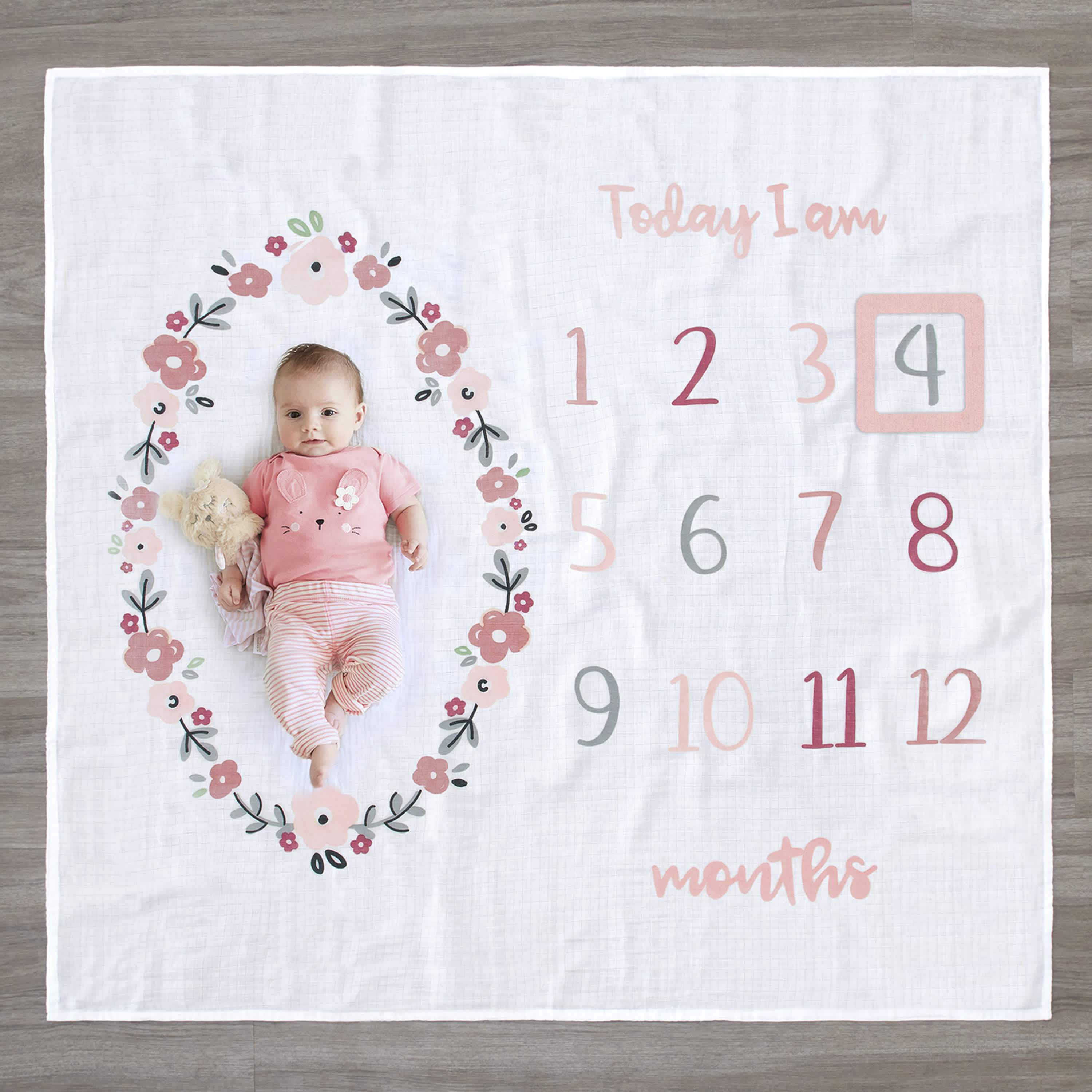 Milestone photo online blanket