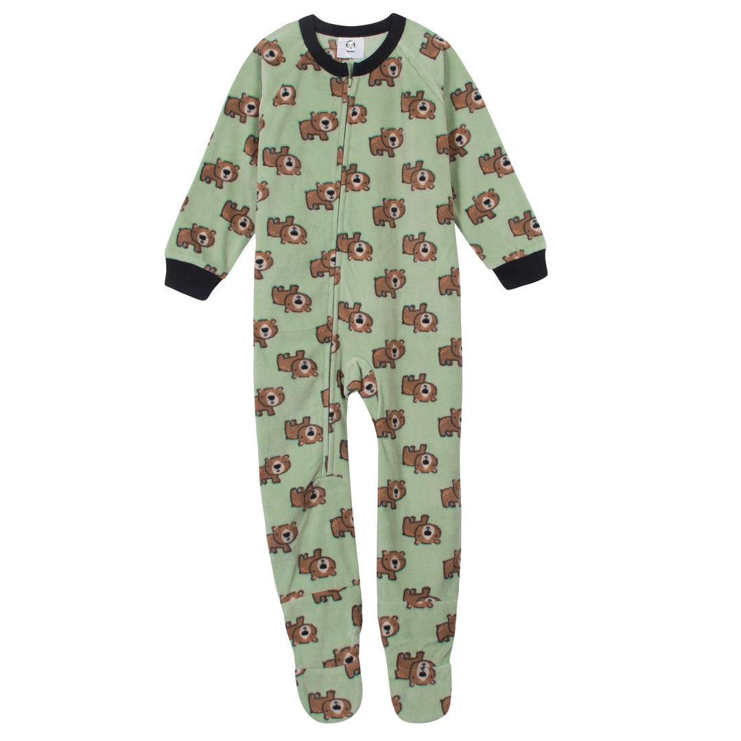 Gerber® 4-Pack Toddler Boys Fleece Pajamas-Gerber Childrenswear