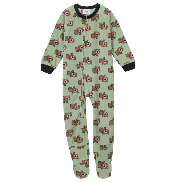 Gerber® 4-Pack Toddler Boys Fleece Pajamas-Gerber Childrenswear