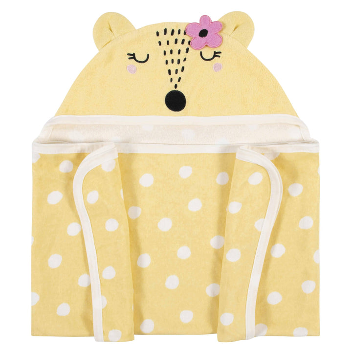 Baby Girls Fox Hooded Bath Wrap-Gerber Childrenswear