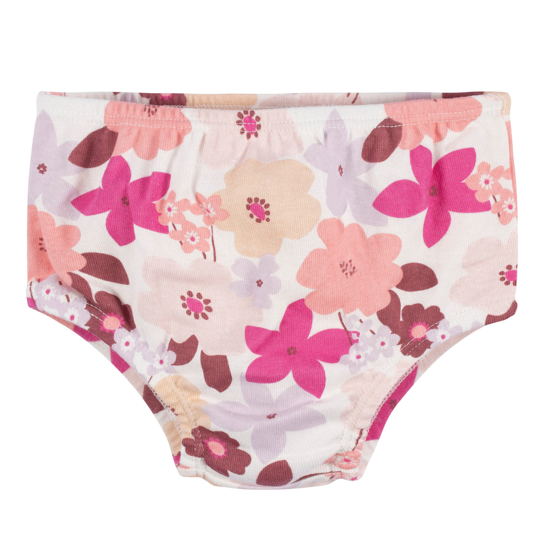 Toddler Underwear Girls Panties Set Set of 3 Panties Floral