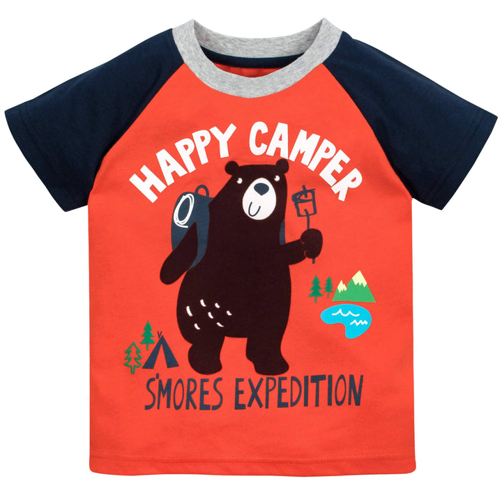 Gerber® Graduates 2-Pack Toddler Boys Happy Camper Tops-Gerber Childrenswear