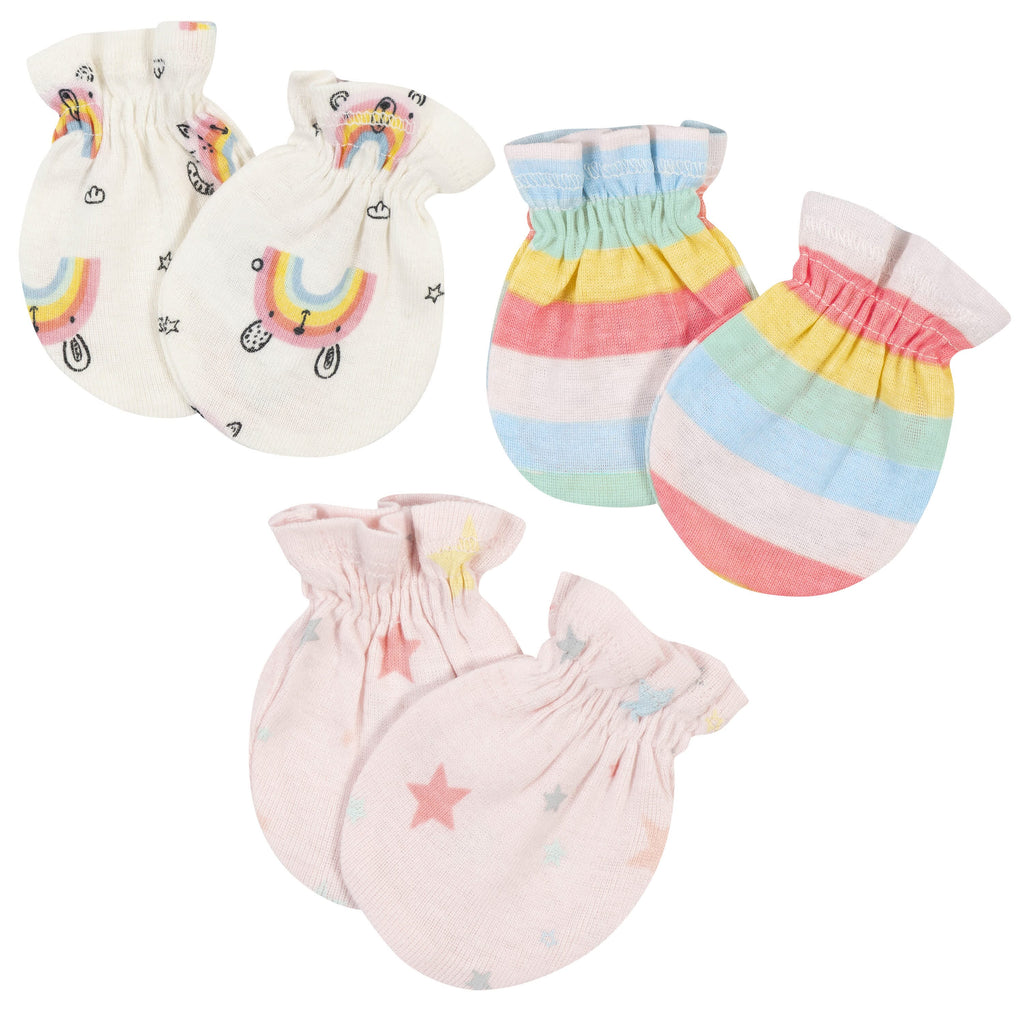 Buy Gerber Childrenswear Gerber 4-Pack Baby Boys Fox No Scratch Mittens  Online