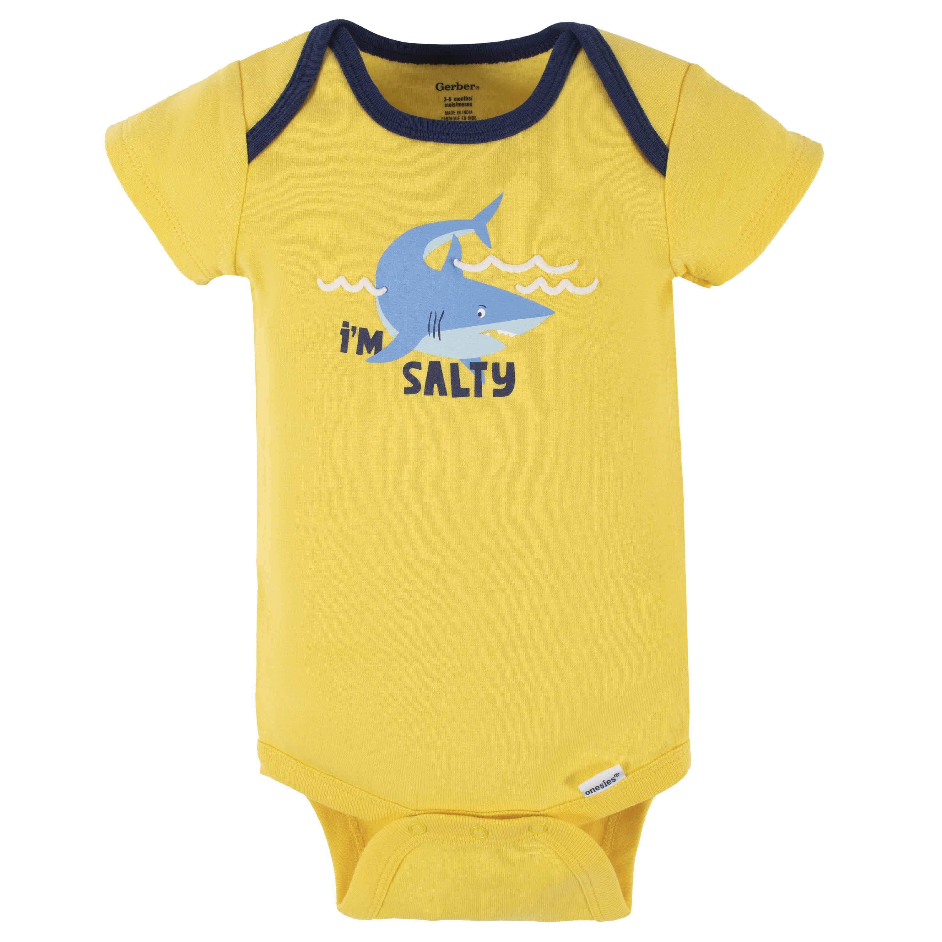 Gap Printed Short fashion Sleeve Shark Onesie 12-18M