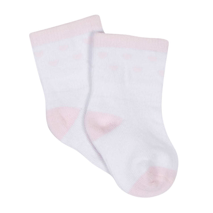 Gerber® Organic 4-Pack Baby Girls Princess Wiggle Proof Socks-Gerber Childrenswear