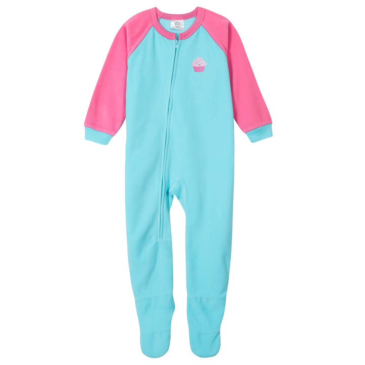 Gerber® 4-Pack Toddler Girls Cupcakes & Unicorns Fleece Pajamas-Gerber Childrenswear