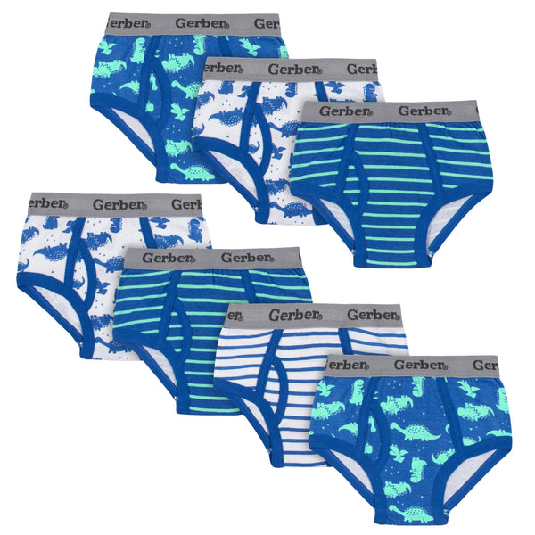 7-Pack Toddler Boys Dinosaur Briefs Underwear – Gerber Childrenswear