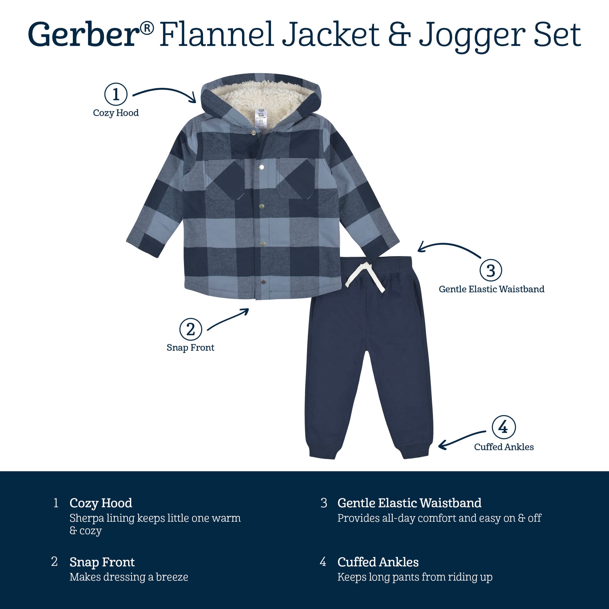 Baby boy 2024 flannel jacket