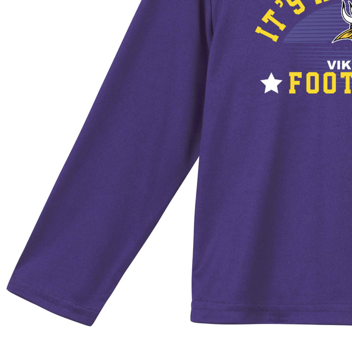 Minnesota Vikings Baby & Toddler Boys Long Sleeve Tee Shirt-Gerber Childrenswear