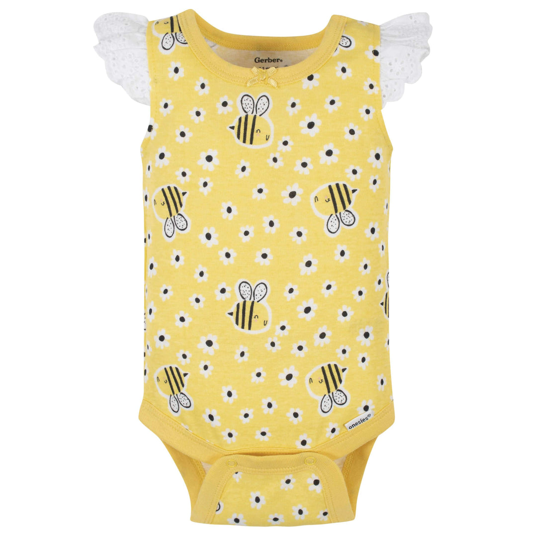 4-Pack Baby Girls Shine Tank Onesies® Bodysuits – Gerber Childrenswear