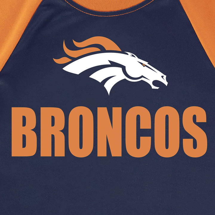 Denver Broncos Toddler Boys Short Sleeve Tee Shirt-Gerber Childrenswear