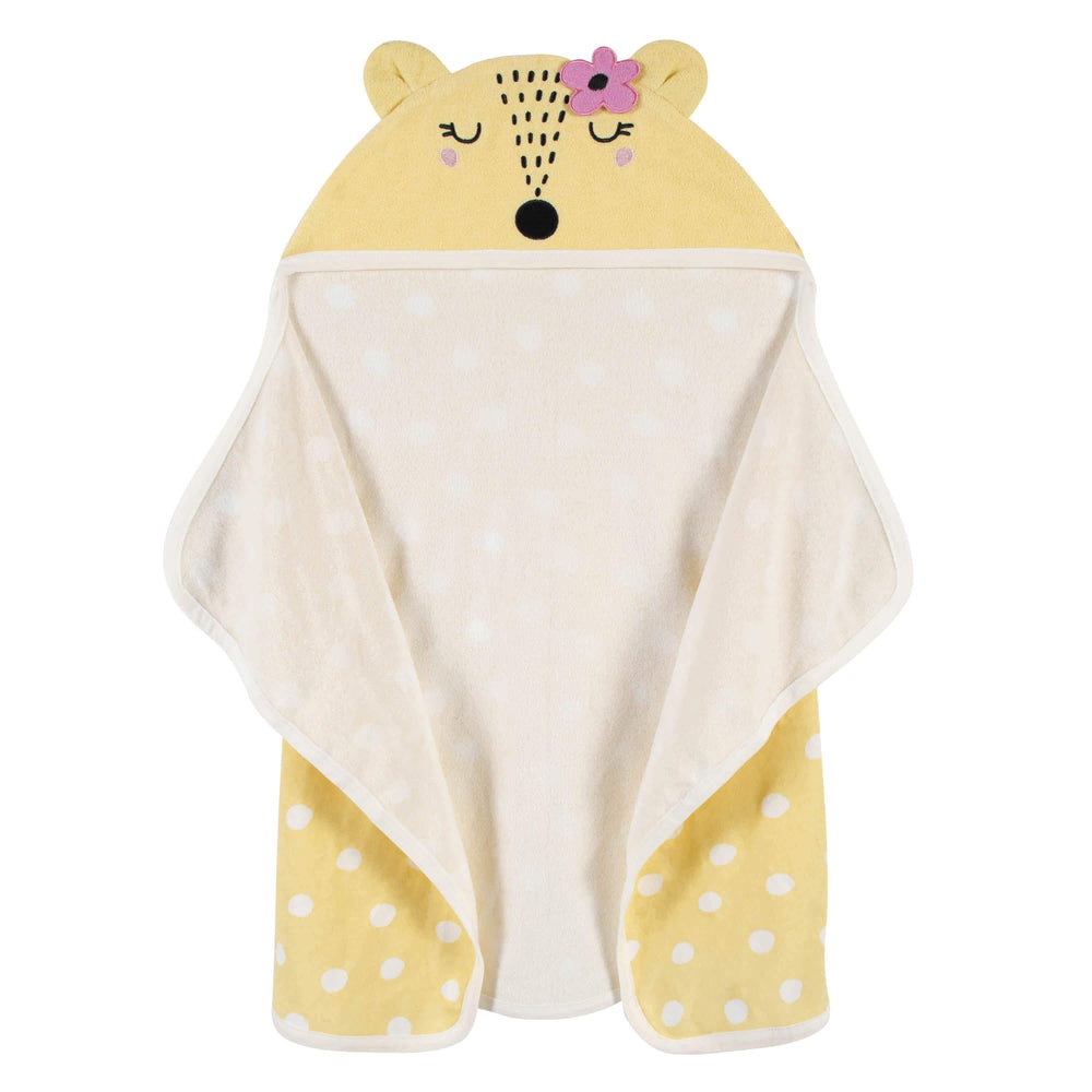 Baby Girls Fox Hooded Bath Wrap-Gerber Childrenswear