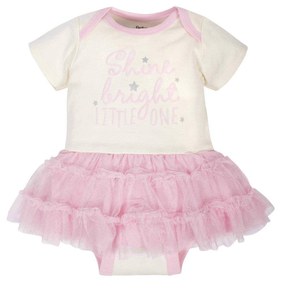 2-Piece Baby Girls' Bunny Skirted Onesie and Cap Set-Gerber Childrenswear