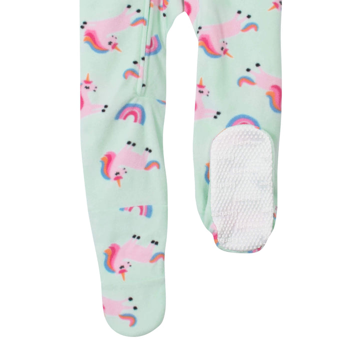 Gerber® 4-Pack Toddler Girls Cupcakes & Unicorns Fleece Pajamas-Gerber Childrenswear