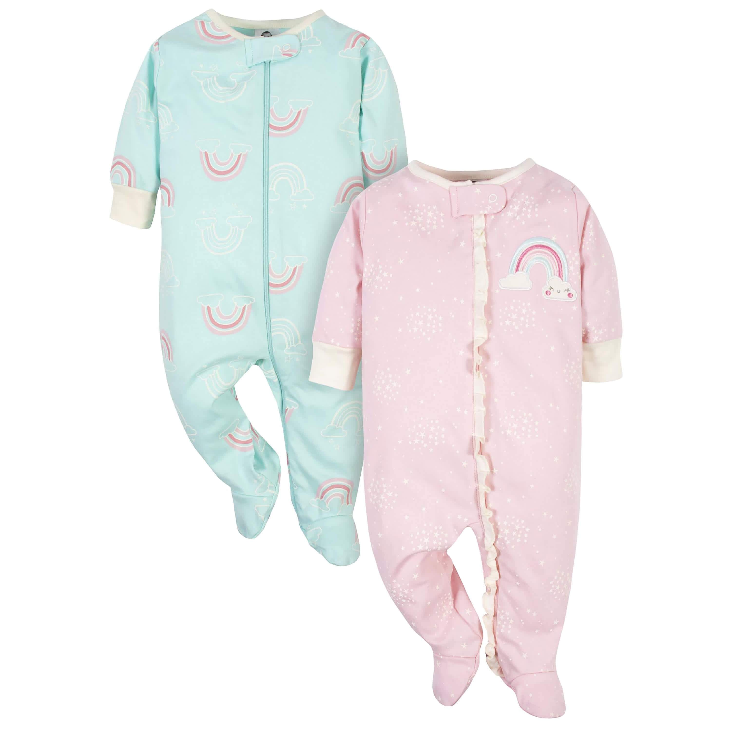 Gerber® Organic 2-Pack Baby Girls Rainbow Sleep 'N Plays – Gerber ...