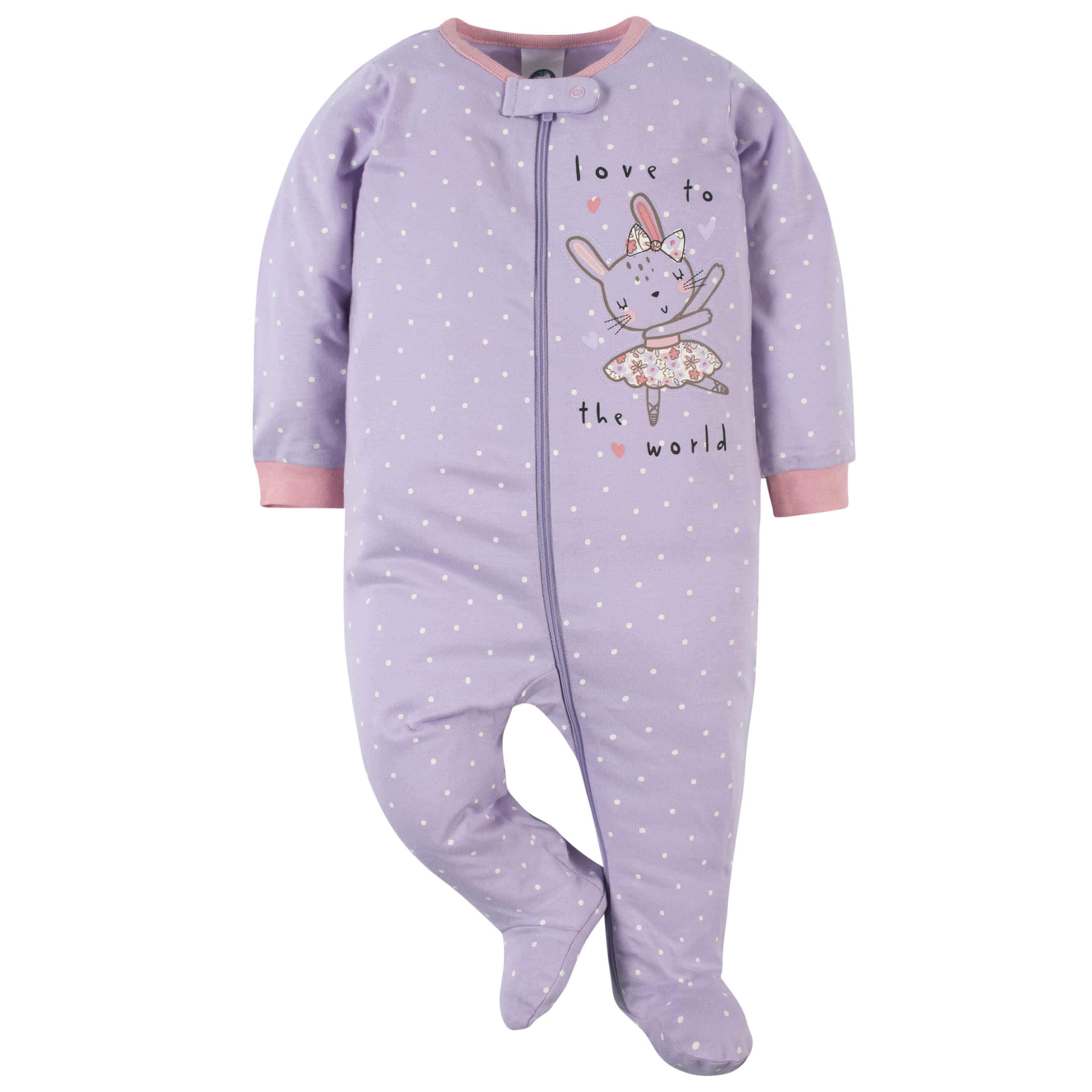 2-Pack Baby Girls Bunny Ballerina Sleep 'N Plays – Gerber