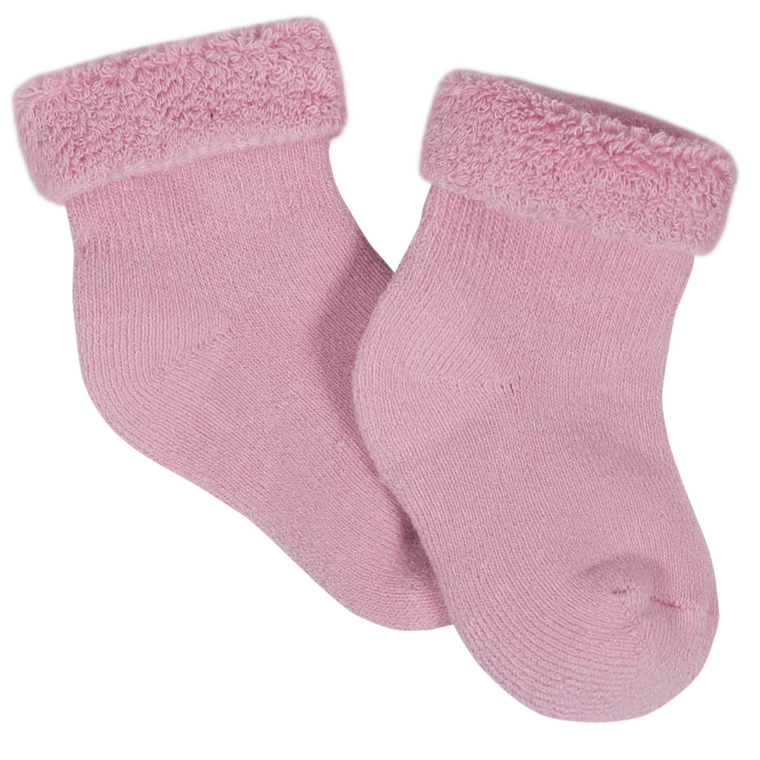 Gerber® 6-Pack Baby Girls Princess Wiggle-Proof® Terry Bootie Socks-Gerber Childrenswear