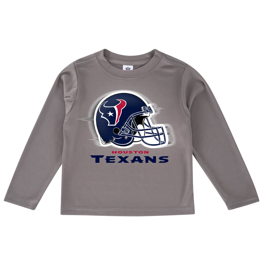 Texans Boys Long Sleeve Tee-Gerber Childrenswear