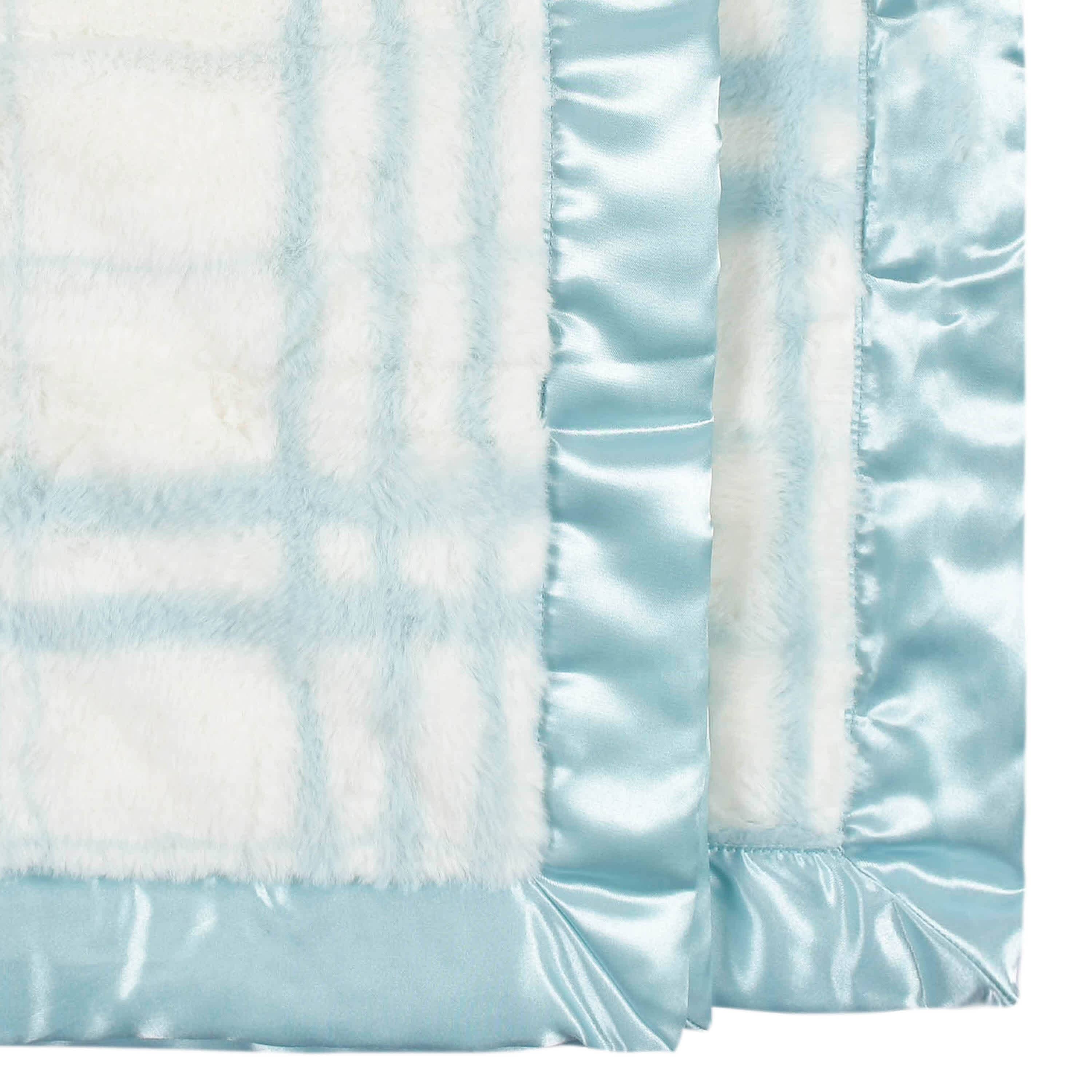 Blue plush online blanket