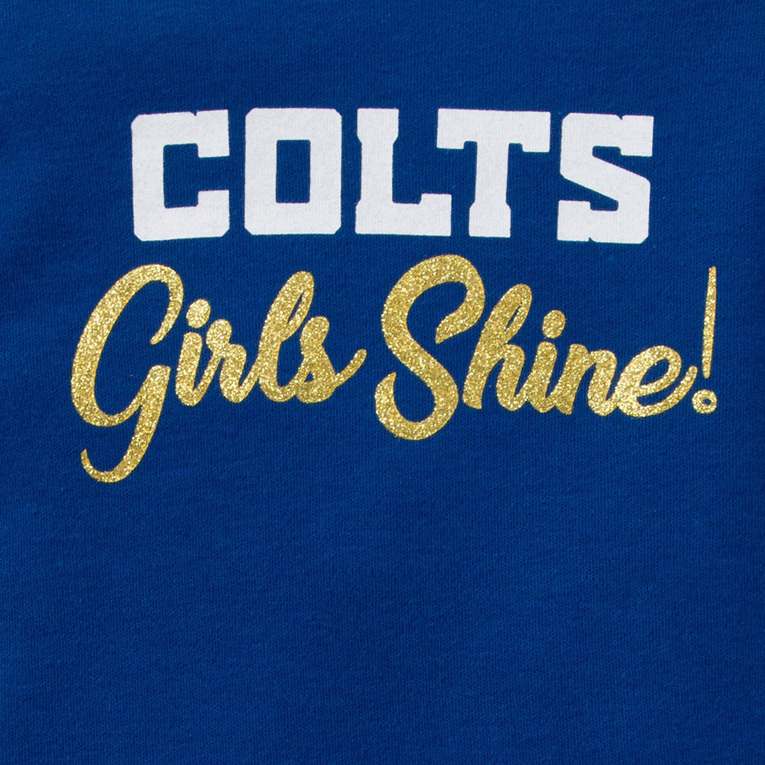 NFL Indianapolis Colts Baby Girls Short Sleeve Bodysuits - 18mo