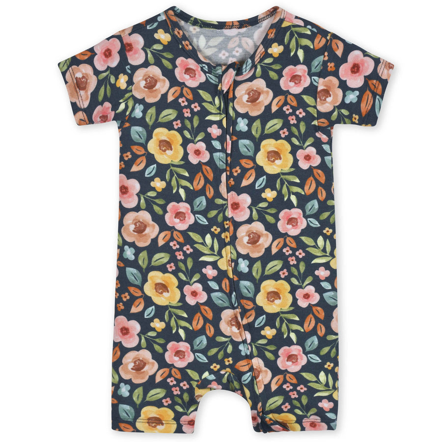 Baby Girls Midnight Floral Buttery Soft Viscose Made from Eucalyptus S ...