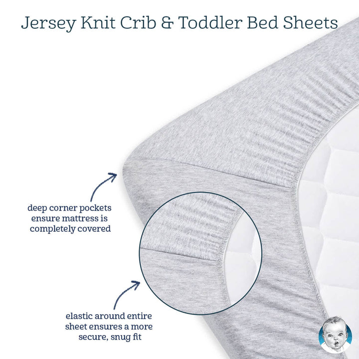 Boys Safari Animals Fitted Crib Sheet-Gerber Childrenswear