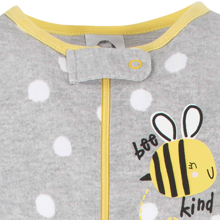 2-Pack Baby Girls Bee Kind & Daisies Sleep 'n Plays-Gerber Childrenswear