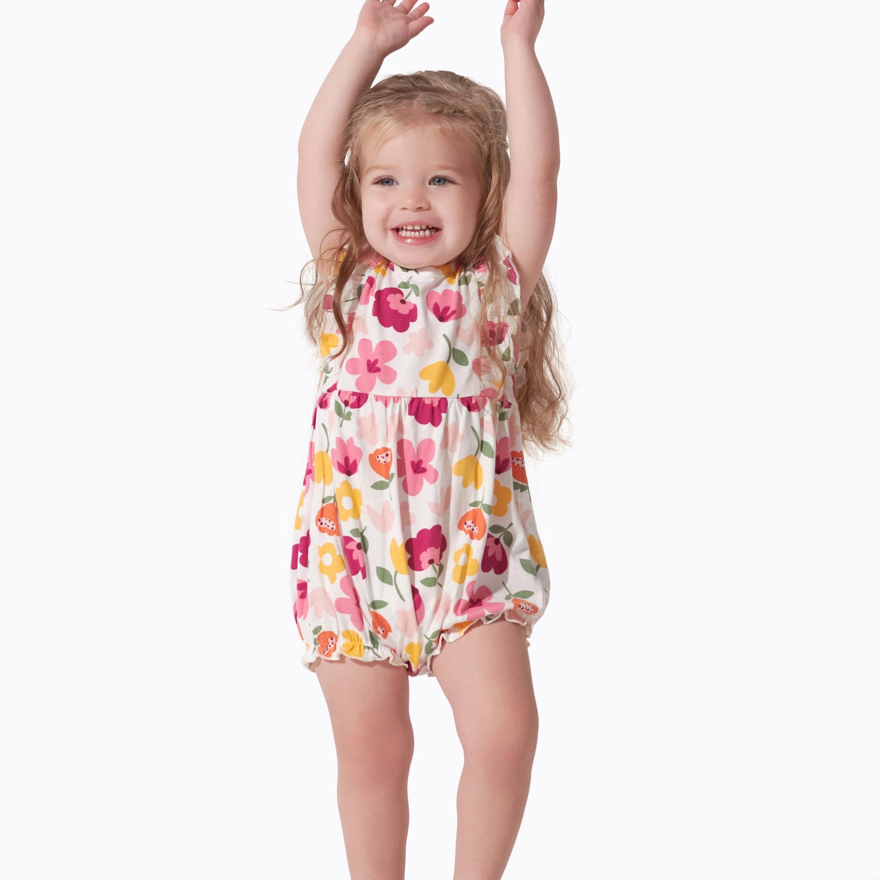 3-Pack Baby Girls Floral Fox Rompers – Gerber Childrenswear