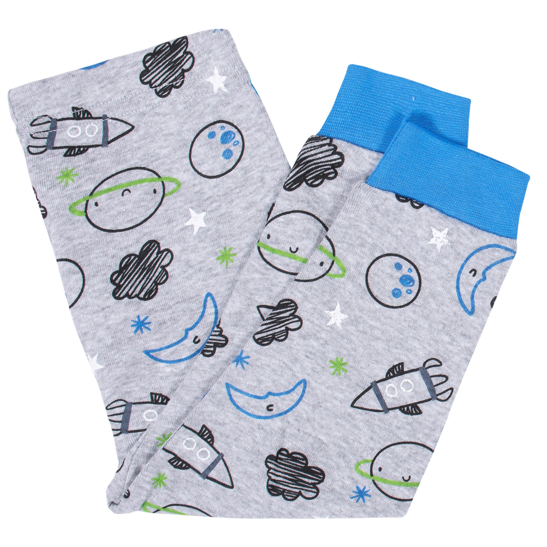 4-Piece Infant & Toddler Boys Space Snug Fit Cotton Pajamas – Gerber ...