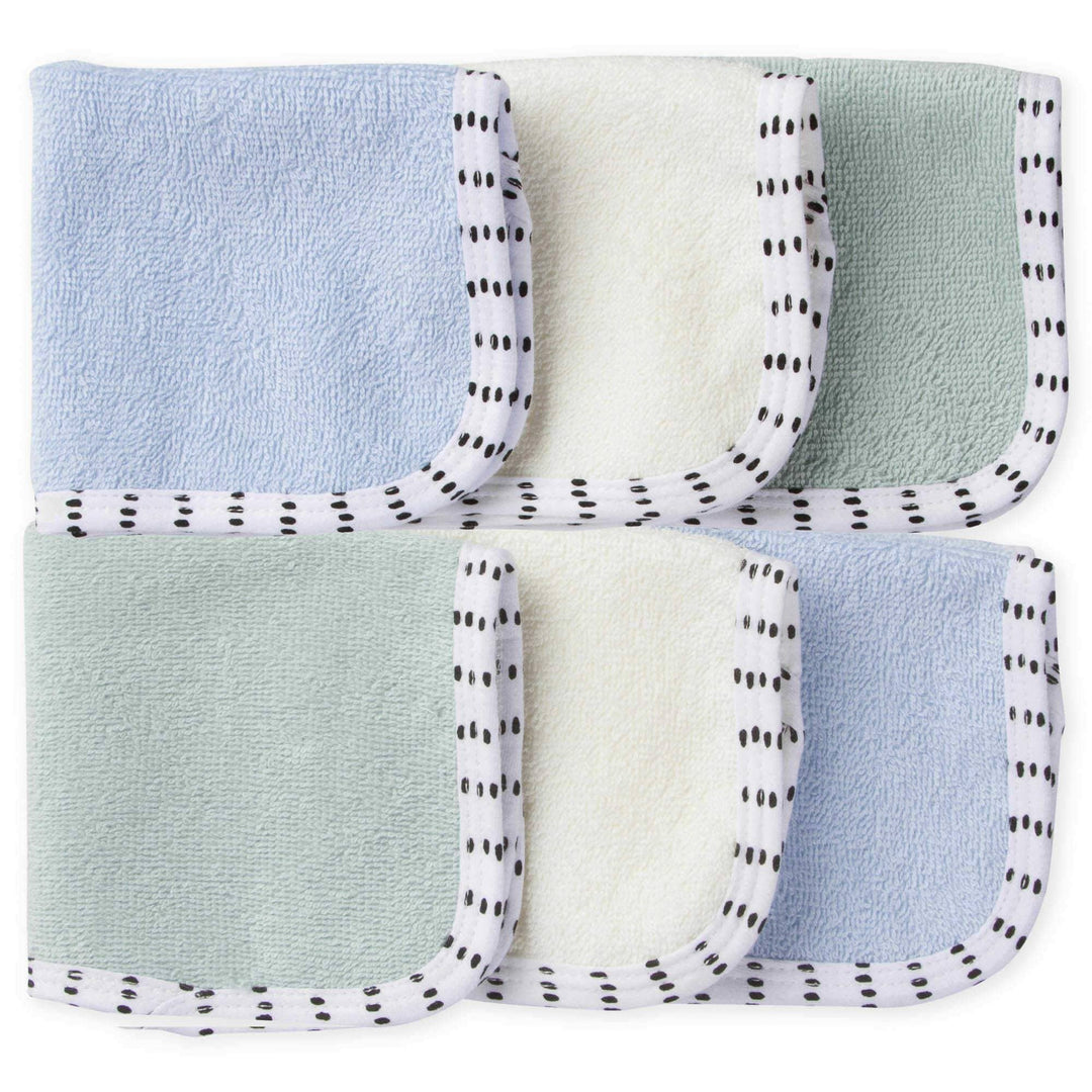 6-Pack Baby Boys' Bear Woven Washcloths-Gerber Childrenswear