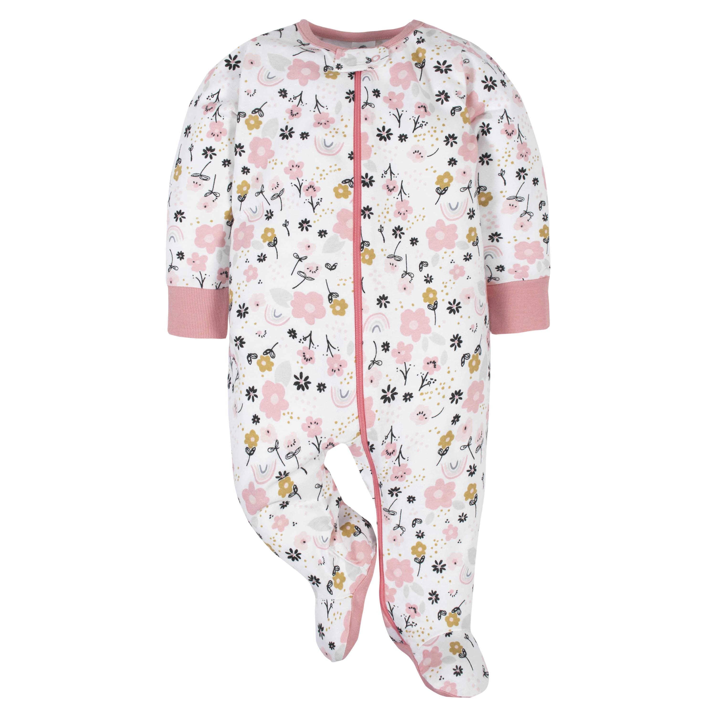 4-Pack Baby Girls Bear Sleep 'N Plays – Gerber Childrenswear