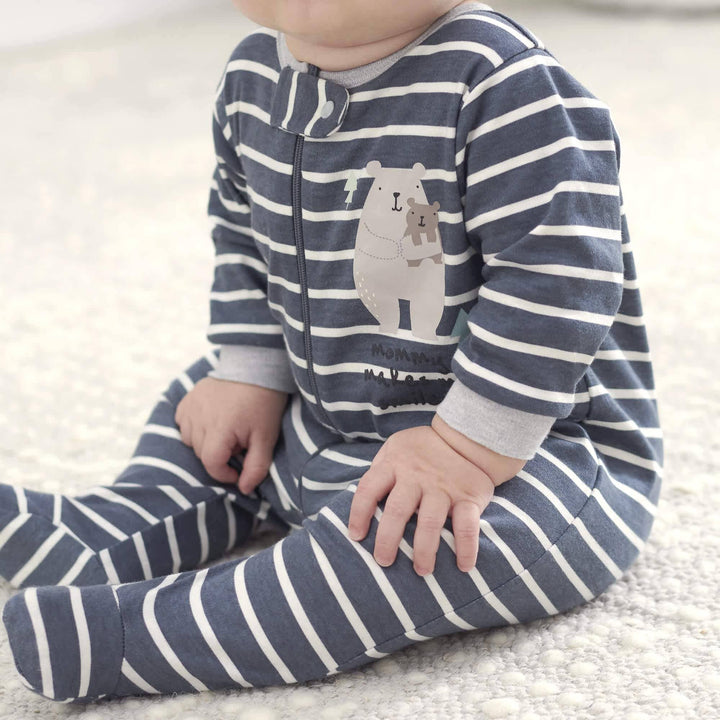 Gerber® Organic 2-Pack Baby Boys Stripe Sleep 'n Plays-Gerber Childrenswear